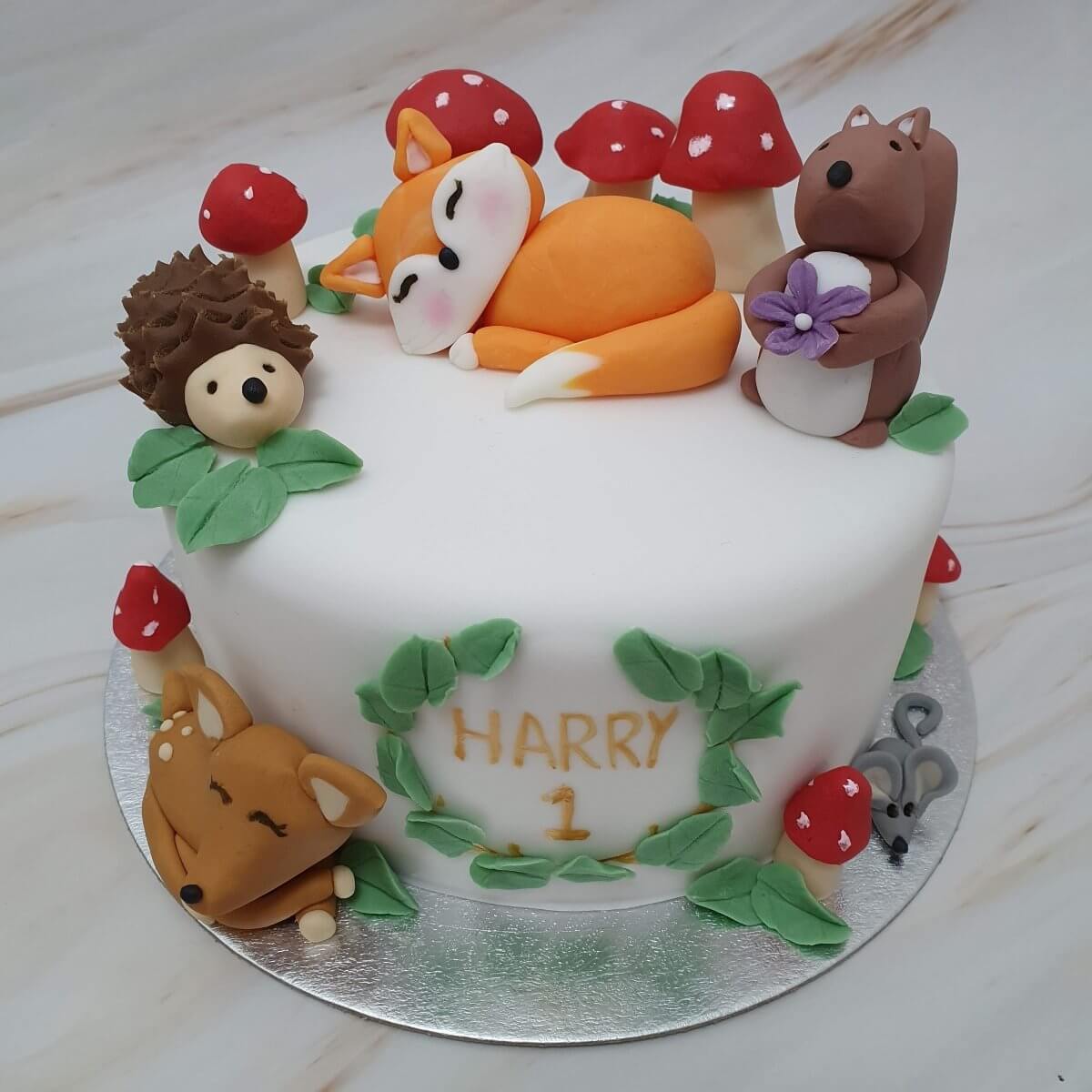 Woodland Animals Birthday Cake | Milton Keynes | Marie Makes