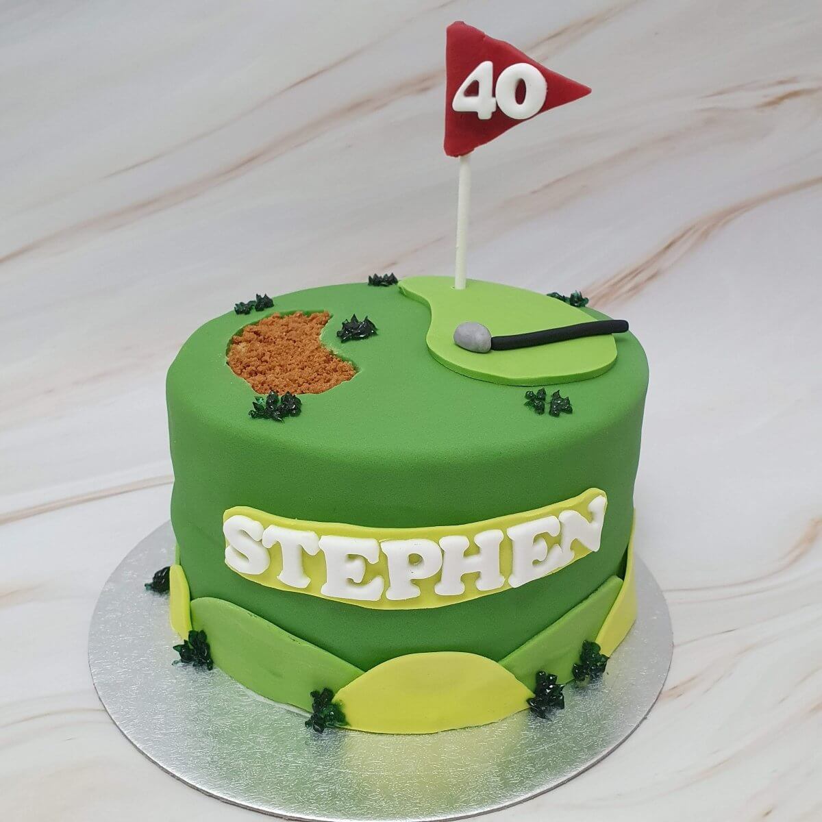 30+ Creative Photo of Golf Birthday Cakes - davemelillo.com | Golf birthday  cakes, Golf grooms cake, Golf cake