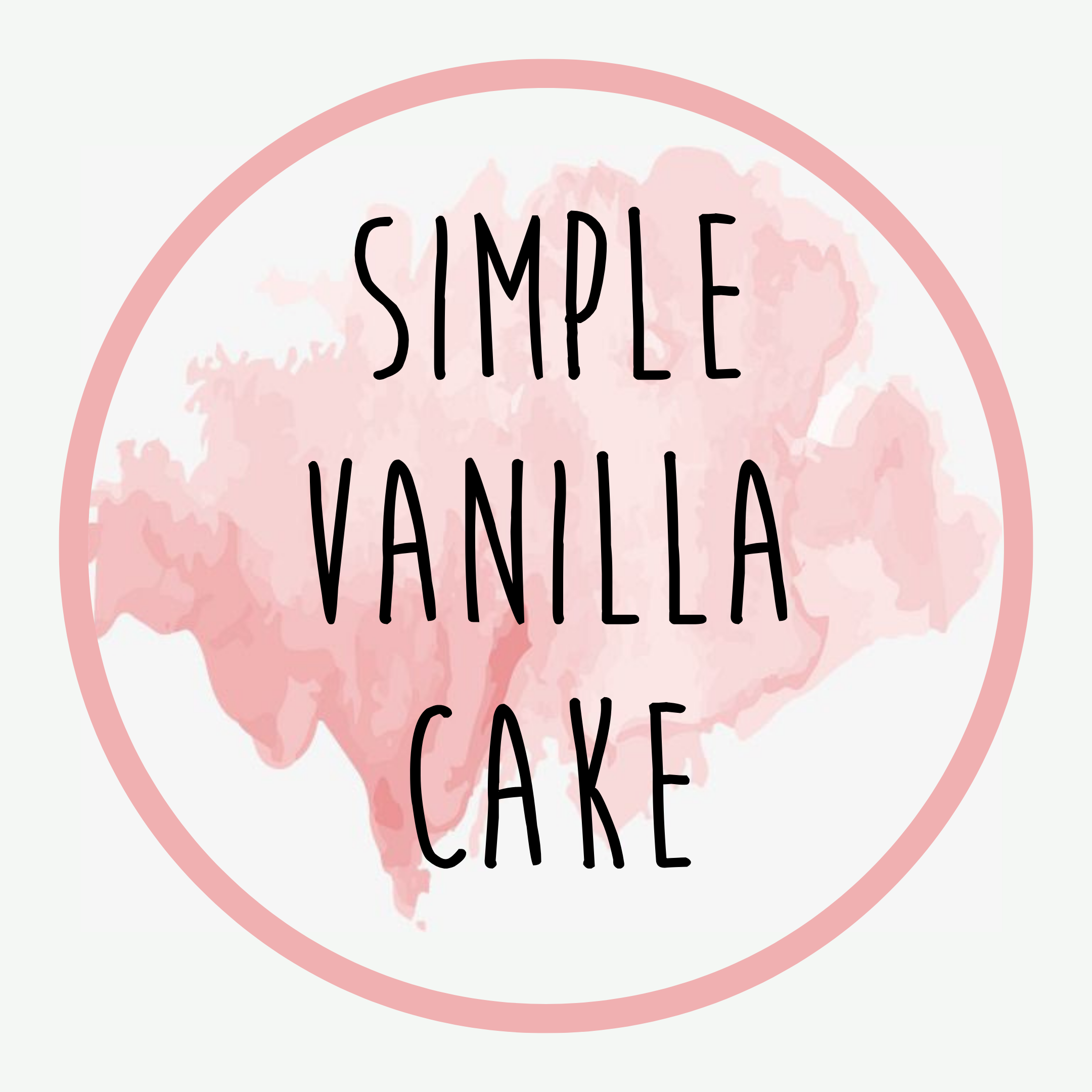 Simple Vanilla Cake Recipe Banner